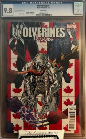 Wolverines #1 9.8 CGC Canadian Variant! Mister Sinister app