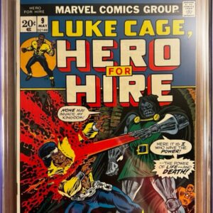 Hero For Hire #9 9.8 CGC KEY: Classic story where Luke Cage storms Doctor Doom's castle
