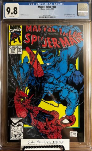 Marvel Tales #239 9.8 CGC KEY: Last cover art by Todd McFarlane on Marvel Tales!