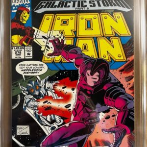 Iron Man #278 9.8 CGC KEY: 1st app of Shatterax, Debut of Iron Man's Space Armor!