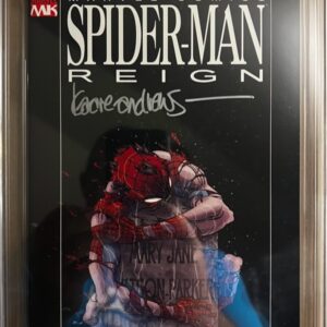 Spider-Man Reign #1 9.8 CGC SS Signed/Sketched by Kaare Andrews! Recalled/Naked Peter Parker!