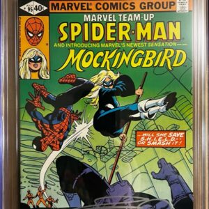 Marvel Team-Up #95 9.8 CGC SS 2X Signed by Steven Grant & Frank Miller!!! KEY: 1st app Mockingbird!