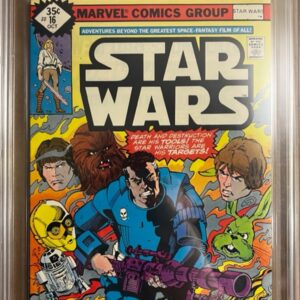 Star Wars #16 Whitman 9.8 CBCS! KEY: 1st app of The Hunter, Beilert Valance!