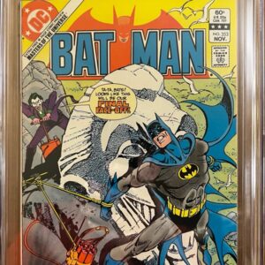 Batman #353 9.8 CGC KEY: D. Grayson stands-in for Batman, 1st app Harlan Quinn!!!