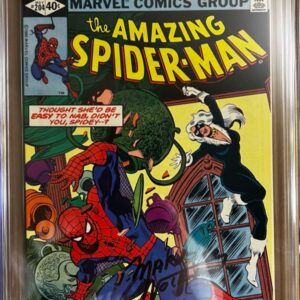 Amazing Spider-Man #204 9.8 CGC SS Signed by Marv Wolfman KEY:  3rd app. Black Cat (Felicia Hardy)!