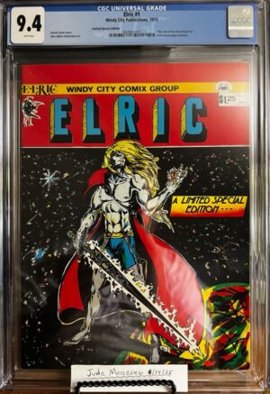 Elric #1 9.4 CGC 1973 Limited Special Edition KEY: 1st Solo titled one-shot featuring Elric!