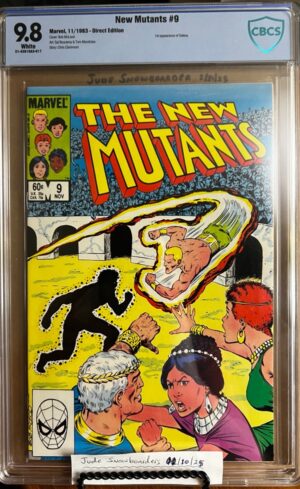 New Mutants #9 9.8 CBCS. KEY: 1st app of Selene Gallio, suspected to be one of the first known mutants!