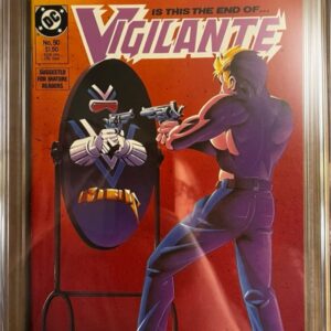 Vigilante #50 9.8 CGC KEY: Death of Vigilante, by suicide; Final issue!!
