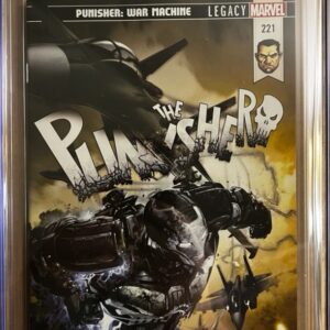 Punisher #221 9.8 CGC KEY: Clayton Crain cover