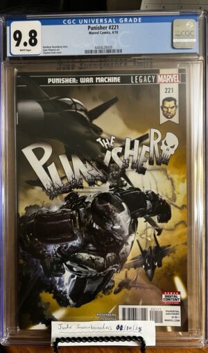 Punisher #221 9.8 CGC KEY: Clayton Crain cover