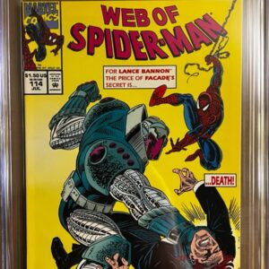 Web of Spider-Man #114 9.8 CGC KEY: 1st cameo app of Ben Reilly