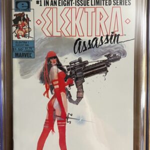 Elektra: Assassin #1 9.8 CGC KEY:  1st title/Origin of Elektra/1st app of the Beast of the Hand!
