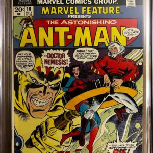 Marvel Feature #10 9.8 CGC (Vol 1) KEY: Last Ant-Man in title. 1st published cover by P. Craig Russell