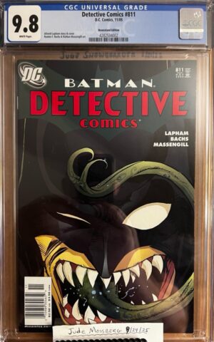 Detective Comics #811 9.8 CGC NEWSSTAND KEY: One-page tribute to Jim Aparo