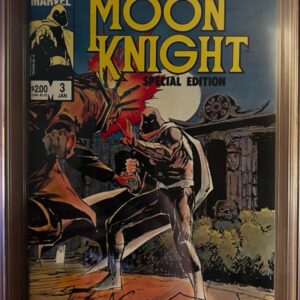 Moon Knight Special Edition #3 9.8 CGC SS Signed by Bill Sienkiewicz!