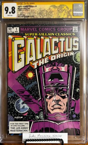 Super-Villain Classics #1 9.8 CGC SS Signed by Bob Layton!! KEY:Origin of Galactus