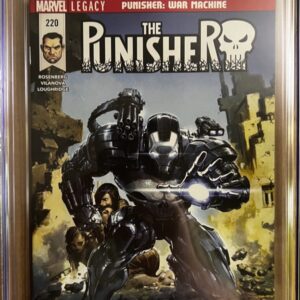 Punisher #220 9.8 CGC KEY: Clayton Crain cover!
