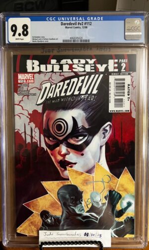 Daredevil #112 9.8 CGC KEY: 2nd app of Lady Bullseye/1st app of Master Izo!