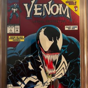 Venom: Lethal Protector #1 9.8 CGC KEY: First solo series featuring Venom