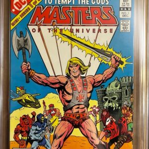 Masters of the Universe #1 9.8 CGC 1982 KEY:  Three-issue limited series published by DC!