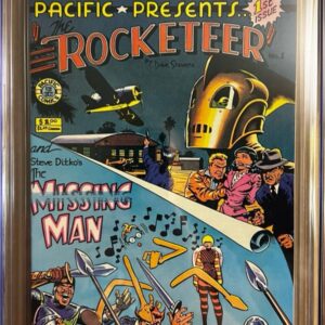 Pacific Presents #1 9.8 CGC KEY: 1st headlining issue featuring Rocketeer! Dave Stevens