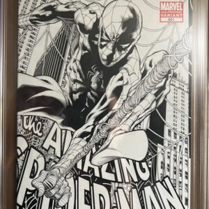 Amazing Spider-Man #601 9.8 CGC 2nd Print Sketch HTF