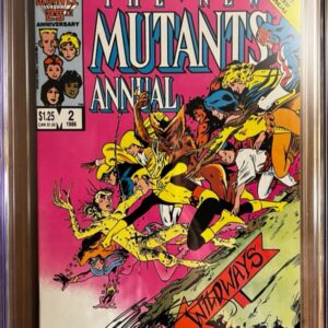 New Mutants Annual #2 9.8 CGC SS Signed by Chris Claremont. 1st app/origin of B. Braddock/Psylocke  in U.S. comics!