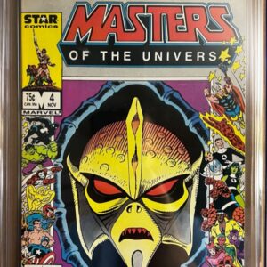 Masters of the Universe #4 (1986: Marvel) 9.8 CGC KEY: Cover art depicting Hordak!