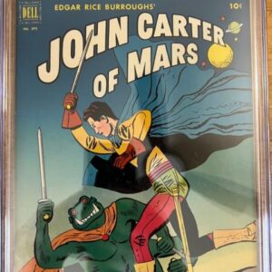 Four Color Series II #375 9.4 CGC File Copy KEY: 1st John Carter solo title! Highest Grade in World!
