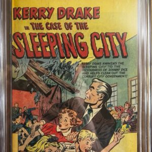 Kerry Drake in The Case of the Sleeping City #nn 9.8 CGC  1952 Golden Age!!