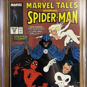 Marvel Tales #220 9.8 CGC KEY: Mike Zeck Cover: Punisher, Cloak & Dagger!