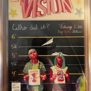 Vision #4 9.8 CGC (Vol 3) KEY: Scarce, low print run: Tom King's only work at Marvel!