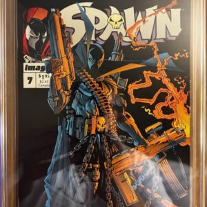 Spawn #7 9.8 CGC Newsstand KEY: The first time in Todd McFarlane's career that he forgot to sign the cover