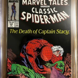 Marvel Tales #225 9.8 CGC KEY: Cover art by Todd McFarlane, Reprint of ASM #90!