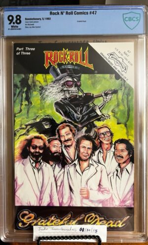 Rock 'n' Roll Comics #47 9.8 CBCS - Grateful Dead! GHOST! Zero on CGC Census!