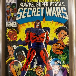 Marvel Super Heroes Secret Wars #2 9.8 CGC KEY: Cover art by Mike Zeck