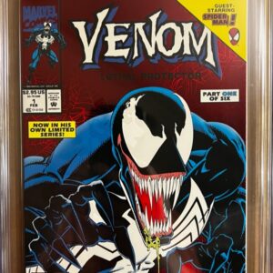 Venom: Lethal Protector #1 NEWSSTAND 9.8 CGC KEY: 1st solo series featuring Venom!