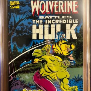 Wolverine Battles the Incredible Hulk #nn 9.8 CGC NEWSSTAND Reprint of Incredible Hulk #180-#181!
