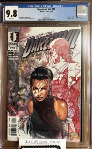 Daredevil #10 9.8 CGC KEY: 2nd app, origin and first cover app of Echo, Maya Lopez!