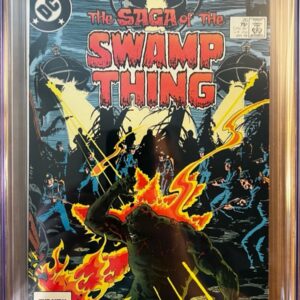 Swamp Thing #20 9.4 CGC KEY: 1st written work on Swamp Thing by Alan Moore