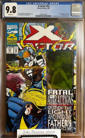 X-Factor #92 9.8 CGC KEY: 1st app of Exodus (Bennet du Paris)