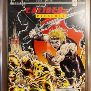 Caliber Presents #1 9.8 CGC KEY: 1st app of the Crow