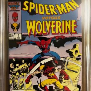 Spider-Man vs. Wolverine #1 9.8 CBCS KEY: Death of Ned Leeds (original Hobgoblin)