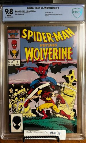 Spider-Man vs. Wolverine #1 9.8 CBCS KEY: Death of Ned Leeds (original Hobgoblin)