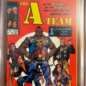 A-Team #1 CANADIAN 9.8 CGC SS 2X Signed by Mr. T & Jim Salicrup!