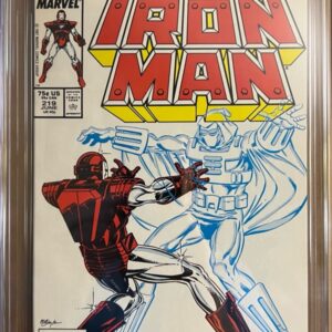 Iron Man #219 9.8 CGC KEY: 1st app of Ghost!