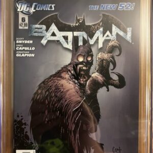 Batman #6 9.8 CGC KEY: 1st full team app of The Court of Owls
