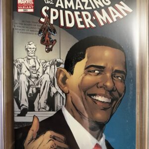 Amazing Spider-Man #583 9.8 CGC 5th print KEY: Obama on Cover!