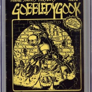 Gobbledygook #1 7.0 CGC & #2 7.5 CGC Both SS Signed by Kevin Eastman (Gold Cover)!!