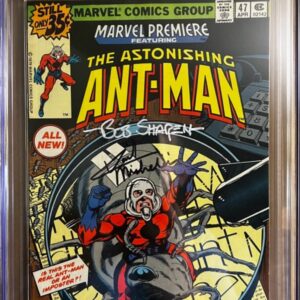 Marvel Premiere #47 NEWSSTAND 9.8 CGC SS 3X Signed by Bob Layton, David Michelinie & Bob Sharen!